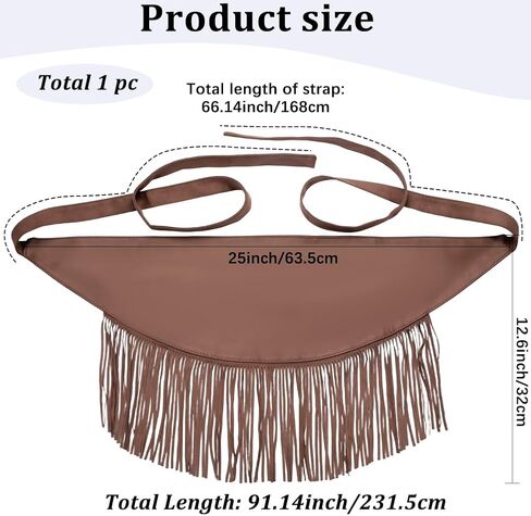 Brown Fringe Hip Scarf Gothic Punk Style Stylish Velvet Tassel Ballroom Jazz Dance Short Skirts Dress Waist Belts Triangle Sexy Wraps Coverups Scarves for Women Rave Party Jeans Outfits in Saudi Arabia