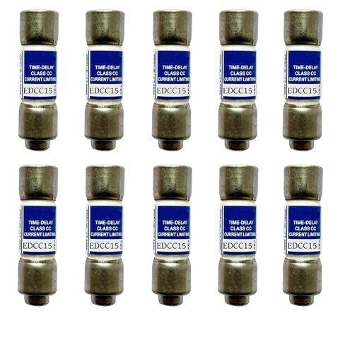 10 عبوات جديدة من EDCC-15 EDCC15 EDCC-15A 600Vac صمام تأخير الوقت، EDCC-15A صمامات خرطوشة رفض الفئة CC الحالية in Kuwait