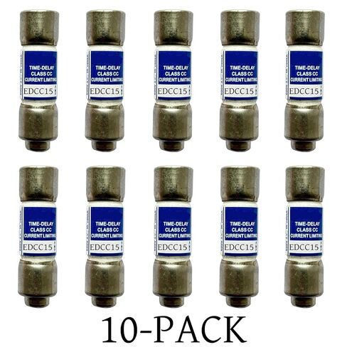 10 عبوات جديدة من EDCC-15 EDCC15 EDCC-15A 600Vac صمام تأخير الوقت، EDCC-15A صمامات خرطوشة رفض الفئة CC الحالية in Kuwait