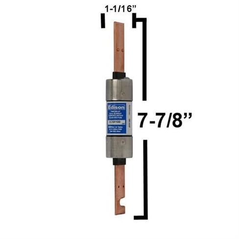 (Pack of 3) ECSR100 - Edison Time Delay Fuse - 100 Amp 600V - RK5 Dual Element in Saudi Arabia