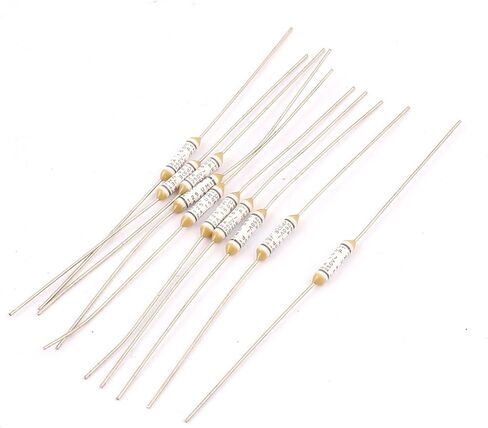 uxcell 10pcs 150 Celsius Circuit Cut-off Temperature Thermal Fuses AC 250V 2A in Saudi Arabia