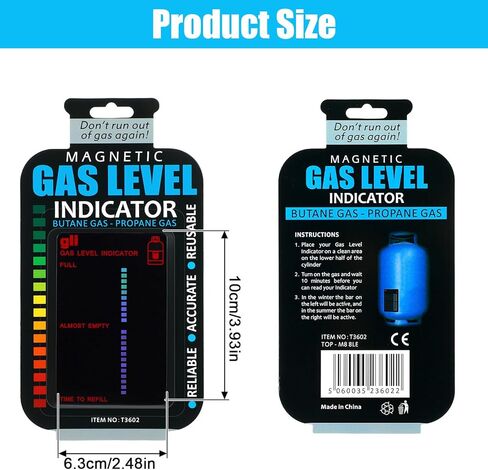 4 Pcs Gas Level Indicator Fuel Level Indicators Sticker small Propane Tank Gauge for Home Kitchen Outdoor Barbecues Camping Tool in Saudi Arabia