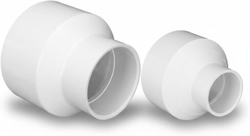 2 Pcs 2-1/2" x 2" PVC DWV Reducer Coupling Adapter (Socket x Socket) Schedule 40 Slip Reducing Coupling Pipe Fittings for Home Sewer Plumbing in Saudi Arabia