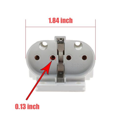 3PCS 2G11 Lampholder 4 Pin UV Lamp Holder White in Kuwait