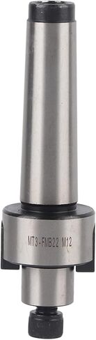 Garosa 0, Steel Taper Milling Holder, 138mm Length, 22mm,Smooth, Steel, Stable Accuracy, for Sheet Metal Cutting, Turning Tools (MT3-FMB22) in Saudi Arabia