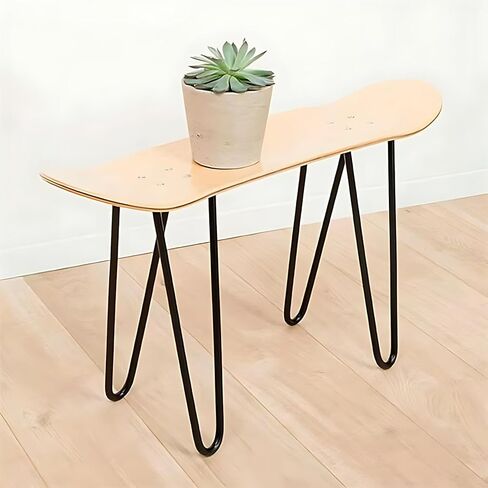2Pcs Skateboard Stool Legs, 15.75inch Longboard Benches Feet, 350lbs Load Capacity, Creative Skateboard & Longboard Accessories for Skateboarders in Saudi Arabia