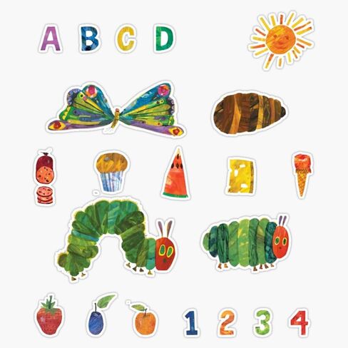 Very Hungry Caterpillar Best Pack Bumper Sticker Vinyl Decal 5" in Saudi Arabia