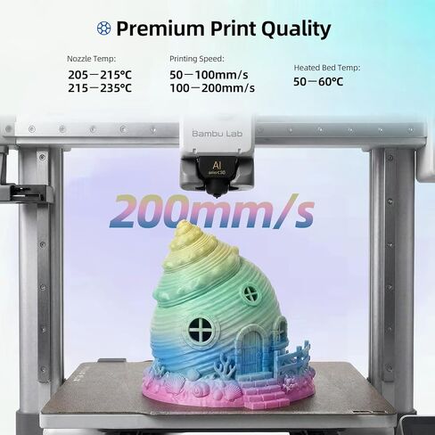Inslogic Rainbow PLA Filament 1.75mm, Multicolor Gradient 3D Printer Filament +/- 0.02mm, 1kg(2.2lbs), Neatly Wound Rainbow Filament(Purple to Pink Gradient) in Saudi Arabia