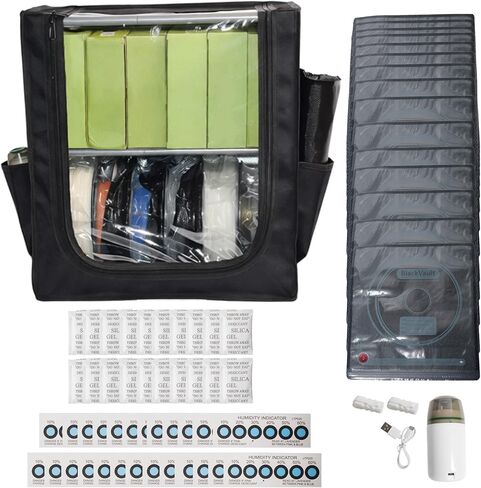 3D Printer Filament Rack - 2 Tiers Metal Filament Storage with Cloth Cover,Moisture Proof Storage Organizer for PLA, PETG, ABS - Space Saving Spool Stand with Ziplock Vacuum Storage Bags in Saudi Arabia