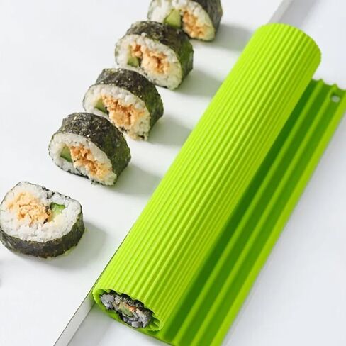 Sushi Making Kit, Premium Silicone Sushi Mat Sushi Rolling Mat for Beginner Sushi Kids 8.6 x 7.8 Inch in Saudi Arabia
