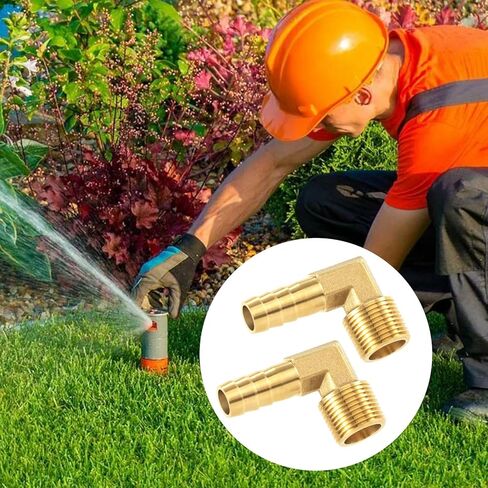 4 قطع خرطوم نحاسي مع كوع 90 درجة، 3/8 بوصة × 3/8 بوصة أنبوب خيط ذكر NPT، وصلات محول وصلات خرطوم مقاومة للحرارة للمياه والغاز والوقود in Kuwait