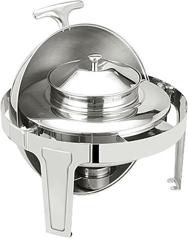 Buffet Server and Heater - Buffet Heater Set, Hot Pot Buffet Set, Food Pot and Water Pot, Server with Lid for Catering Activities Party Banquets (Single Lattice Basin 6L) in Saudi Arabia