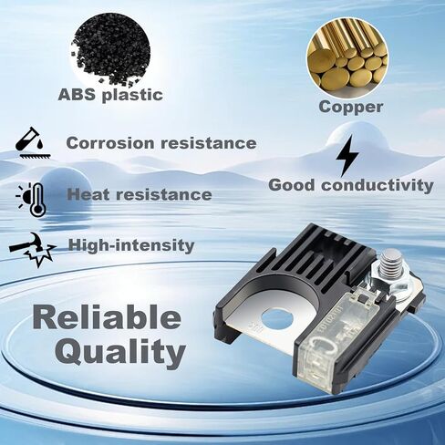 200Amp Battery Fuse C w Nuts Compatible with Hyundai Kia Sedona Elantra Soul Rio etc Replace# 18980-08110 in Saudi Arabia