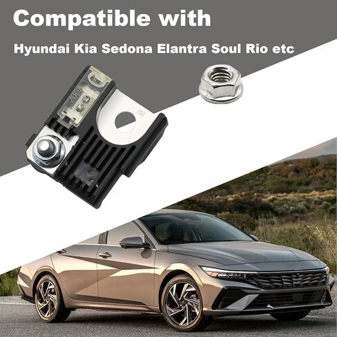 200Amp Battery Fuse C w Nuts Compatible with Hyundai Kia Sedona Elantra Soul Rio etc Replace# 18980-08110 in Saudi Arabia