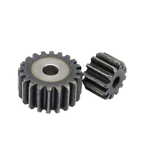 Steel Heavy Duty Motor Pinion Gear 1.5 Module Spur Gear 12-27Teeth Carbon Steel Metal Transmission(15T OD25.5mm) in Saudi Arabia