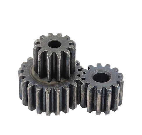 Steel Heavy Duty Motor Pinion Gear 1.5 Module Spur Gear 12-27Teeth Carbon Steel Metal Transmission(15T OD25.5mm) in Saudi Arabia