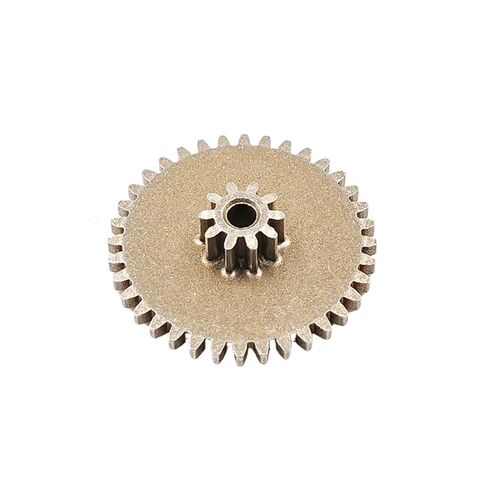 Steel Heavy Duty Motor Pinion Gear 36102B Double Mold Gear 36T+10T 1PC 36 Tooth 0.5M 10Teeth Hole 2mm Loose Fit Metal Pinion Toy Robot DIY Model in Saudi Arabia