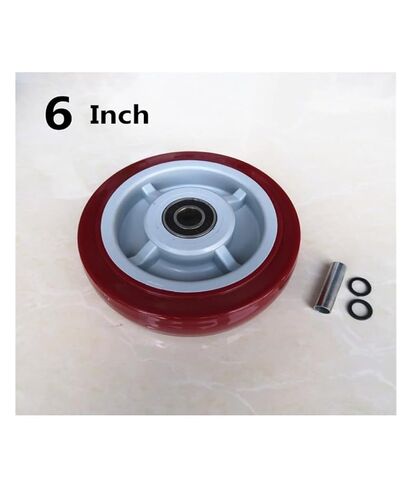 1 Pack 5 Inch Caster Red Medium Heavy Duty Single Wheel Hand Wheel in Saudi Arabia