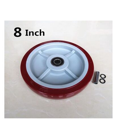 1 Pack 5 Inch Caster Red Medium Heavy Duty Single Wheel Hand Wheel in Saudi Arabia