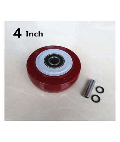 1 Pack 5 Inch Caster Red Medium Heavy Duty Single Wheel Hand Wheel in Saudi Arabia