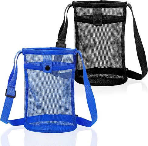 2 PCS Water Bottle Holder with Strap, Nylon Water Bottle Carrier for Walking Hiking Camping Travel, Portable Adjustable Bottles Bag Sling with Pocket in Saudi Arabia