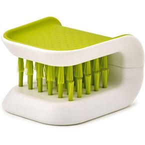Joseph Joseph 85105 BladeBrush Knife and Cutlery Cleaner Brush Bristle Scrub Kitchen Washing Non-Slip, Green in Kuwait
