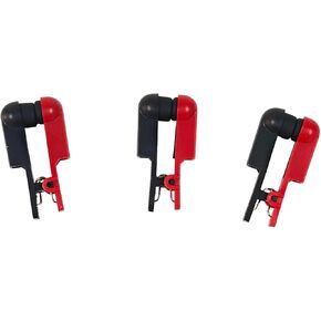 3 قطع من أقطاب مشبك الأذن مع رأس مطاطي ناعم على الوجهين، فتحة مبيت 2.0 مم، تصميم مضاد للارتخاء، محفزات العضلات وملحقاتها، متوافقة مع القضبان القياسية 2.0 مم in Kuwait