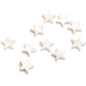 10 قطع من Abaodam على شكل نجمة مرصعة بنقاط لوحة الفريتس للجيتار القيثارة المندولين باس علامات قذيفة بيضاء لتزيين لوحة الفريتس وسهولة التركيب in Kuwait