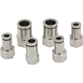 Pcf خيط داخلي سريع التوصيل تركيب هوائي المقابس النحاس 8-02 / 4-01 مستقيم من خلال 1 قطعة (4-01) in Kuwait