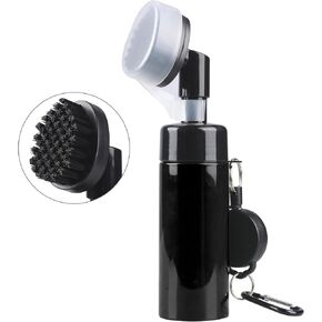 7.5-Inch Golf Club Brush with Water-Spray Bottle (4oz) – Leak-Proof Golf Cleaner with Retainer Clip | Golf Accessories for Men, Best Golf Gifts for Men in Saudi Arabia