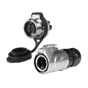 LP16 قفل سلك 2-core معدني كامل b مقاوم للماء مقبس الطيران المسمار العقص موصل الطاقة لرسو السفن الذكور والإناث (فتحة واحدة ملابس رسمية) in Kuwait