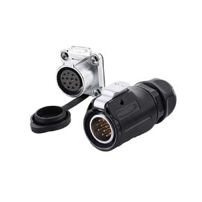 LP-20 مقبس الطيران الصناعي 12-core 5-Hole 5A موصل إشارة الطاقة (فلنجة ملابس رسمية) in Kuwait