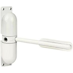 1pcs Zinc Alloy Adjustable Surface Mounted Door Closer Fire Rated Stopper Hardware(White) in Kuwait