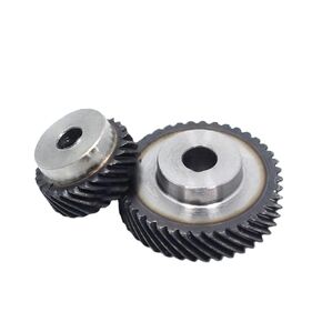 Steel Heavy Duty Motor Pinion Gear 1.5M 45 Degree Left-Handed Helical Gear Steel 26-50Teeh Process Hole(30 Teeth (Bore 15mm)) in Saudi Arabia