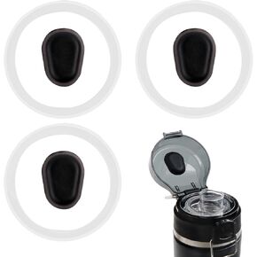 مجموعة الحشية البديلة وسدادة التسرب المتوافقة مع سلسلة THERMOS ICON SERIES، وزجاجة مياه سعة 24 أونصة مع صنبور، و3 حشوات بديلة و3 سدادات للتسرب in Kuwait
