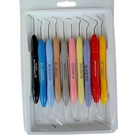10-Piece Composite Placement Kit with Rainbow Silicone Grips in Kuwait