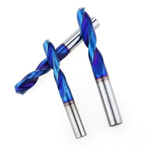 HRC65 ° مثقاب كربيد التنجستن لقم الثقب المعدنية لأعمال المعادن فائقة الصلابة باستخدام الحاسب الآلي مخرطة الصلب أدوات الحفر 0.5-20.0 مم 1 قطعة (15.9 مم) in Kuwait