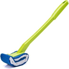 فرشاة المرحاض، فرشاة المرحاض، فرشاة الحمام تحت الحافة، فرشاة المرحاض، خالية من الخدوش، قبضة جيدة منحنية، سهلة الاستخدام، تنظيف عميق، بدون خدش، مضادة للرذاذ، سهلة التخزين (أبيض) in Kuwait