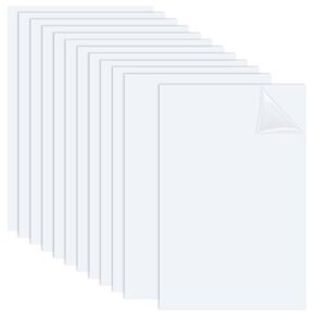 OLYCRAFT 12 ورقة بيضاء من بلاستيك ABS مقاس 5.9 × 3.9 بوصة لوحة بلاستيك ABS بسمك 0.5 مم من البلاستيك الصلب السميك ورقة من البلاستيك المرن من البوليسترين لمستلزمات مواد البناء النموذجية in Kuwait