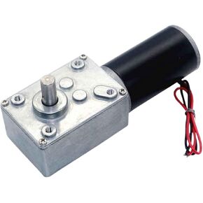 محرك أنبوبي بتيار مستمر مصقول ذاتي القفل 12 فولت/24 فولت مع مخفض تروس دودية لانزلاق الباب/البوابة، الدوران العكسي (محرك واحد، 21R-12V) in Kuwait
