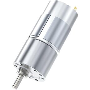 JGB37-555 Micro Gear DC المخفض 24 فولت عمود ممتد عالي الجودة منخفض الضوضاء قابل للتعديل سرعة المحرك الخطي مع محرك فرشاة (محرك قوس 22 دورة في الدقيقة - 12 فولت) in Kuwait