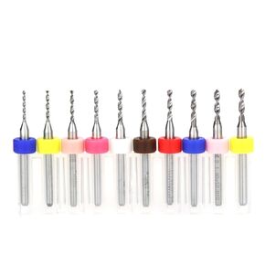 10 قطعة 1.1-2.0 مللي متر PCB لقمة ثقب التنغستن الصلب أدوات الحفر للوحة دوائر كهربائية مطبوعة مجموعة تدريبات كربيد صغيرة (PCB 1.5 مللي متر 10 قطعة) in Kuwait