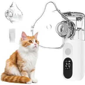 بخاخة الحيوانات الأليفة المحمولة للقطط، جهاز استنشاق محمول قابل لإعادة الشحن للحيوانات الأليفة، 3 مستويات قابلة للتعديل للمنزل والسفر in Kuwait