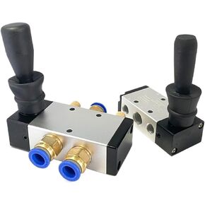 1PCS Pneumatic Manual Valve Solenoid 2-Position 3-Way Solenoid Valve 4H210-06/08 4H310-08/10 4H410-15(4H410-15,with 4mm Fittings) in Kuwait