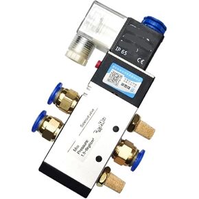 1PCS 4V210-08/4V310-10/4V410-15 Solenoid Valve 2-Position 5-Way Pneumatic air Solenoid Valve DC24V(4V210-08 PC4-02) in Kuwait