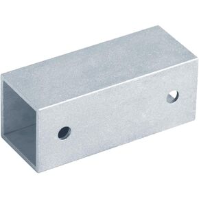 10 عبوات من موصلات أنبوب مربعة الشكل من الألومنيوم مقاس 1 بوصة، وصلة توصيل بخط مستقيم ذات وصلة ثنائية الاتجاه، خفيفة التحمل in Kuwait