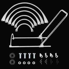 JIAWANSHUN 200-600 مم HDPE شداد الأنابيب المموجة، أداة تركيب خط أنابيب الإرساء اليدوي، أداة شد التركيب، مشبك أنابيب عالمي عالي التحمل in Kuwait