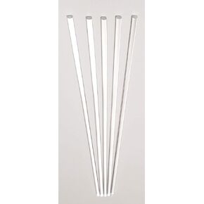 5 قطع بقطر 3/16 بوصة × قضيب بلاستيكي طويل من الأكريليك الشفاف بطول 18 بوصة - قطر .1875 بوصة - 4.76 ملم in Kuwait