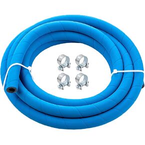 10FT خرطوم خط الوقود 6AN 3/8 "خرطوم الضغط العالي 700PSI 9.6 مللي متر لمحركات أنظمة الوقود أنبوب خرطوم أزرق خيارات متعددة الحجم (مرفق 10 قطعة خرطوم المشبك) in Kuwait