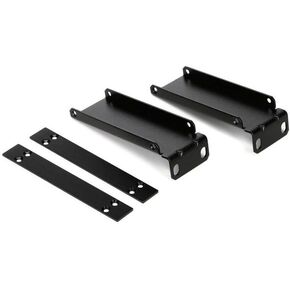 مجموعة دعامة تثبيت على حامل 1U تناسب أجهزة الاستقبال المزدوجة للميكروفون اللاسلكي Shure SLX4 SLXs معًا، قوية جدًا (لمستقبلين) in Kuwait